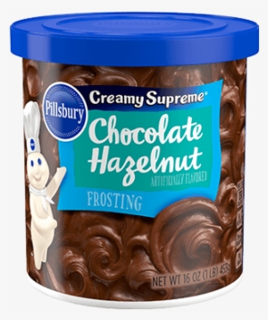 Creamy Supreme® Chocolate Hazelnut Flavored Frosting - Pillsbury Creamy Supreme Chocolate Frosting