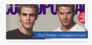Paul Wesley >> Magazine Scans >> Cosmopolitan - Paul Wesley Girlfriend