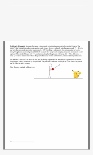 Problem 1 - Poké Ball