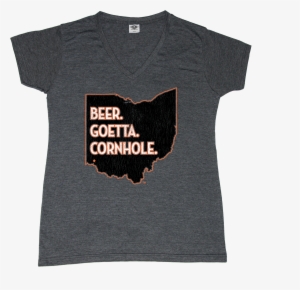 Ohio Ladies' V-neck Tee - Ohio Ladies V-neck