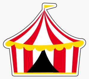 Tenda Circo Contorno Branco - Circo Patati Patata Png