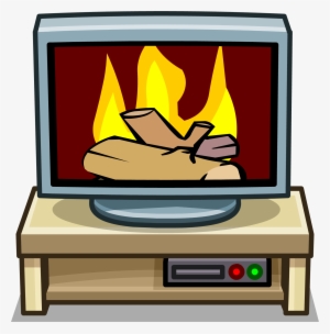 Gray Tv Stand Sprite 005 - Cartoon Tv Stand Png