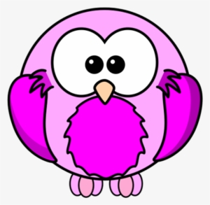 Lilac Pink Bird Cartoon Robin Image - Cartoon Owl