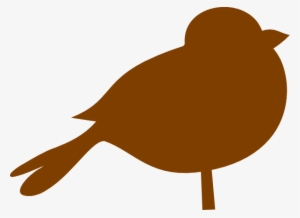 Brown Chubby Bird Svg Clip Arts 600 X 437 Px