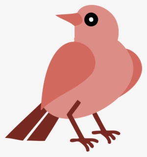 European Robin Silhouette Bird Beak - Clip Art