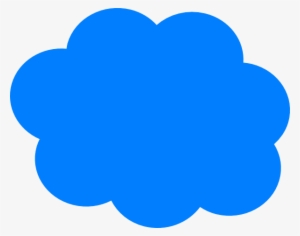 Blue Cloud Cartoon Png