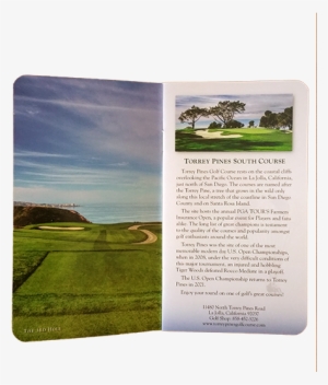 Torrey Pines Full Color Course Yardage Book Set The - Grass