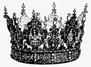 Crown, Jewel, King, Ornate, Queen, Random Badge Ideas - Dark Crown Transparent Background