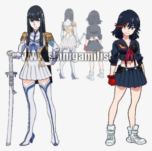 Ryuko Matoi Character Sheet - Kill La Kill Ryuko Satsuki