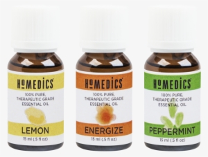 Uplift And Energize Essential Oil Trio - Homedics Essential Oils