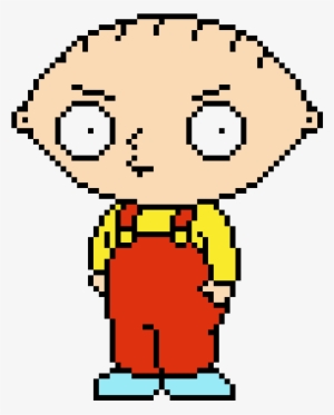 Pixel Stewie - Family Guy Pixel Art