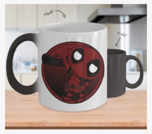 Stewie Deadpool Color Changing Mug - Magic Coffee Mug - Groomsman Service - Groomsmen Gift