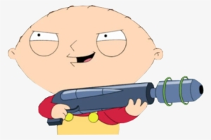 Evil Stewie - Stewie Griffin Gun Png