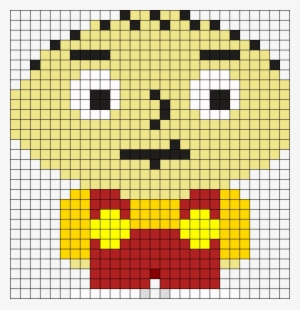 Stewie Perler Bead Pattern / Bead Sprite - Crucigramas Para Niños