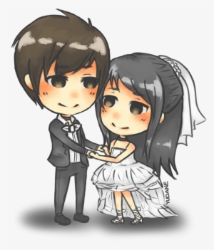 City, Searching - Anime Chibi Wedding Couple