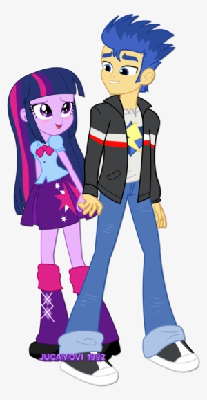 Jucamovi1992, Couple, Equestria Girls, Flashlight, - My Little Pony: Friendship Is Magic