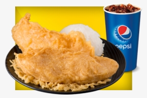 Fish, Chicken & Rice - Long John Silvers Chicken