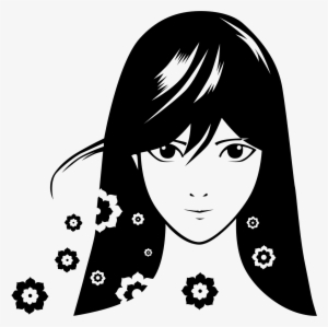 This Free Icons Png Design Of Manga Girl Silhouette
