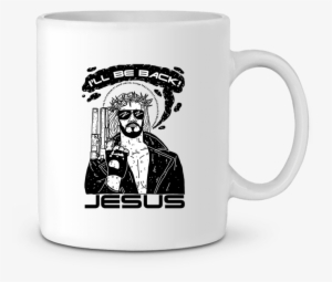 Ceramic Mug Terminator Jesus By Nick Cocozza - Mug