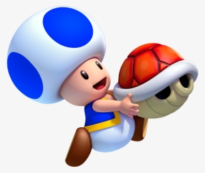 Nintendo Clipart Toad Mario - Toad Mario Holding