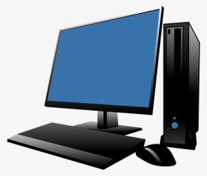 Blank Desktop Vector - Personal Computer