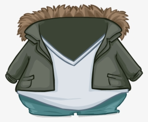Green Fur Lined Jacket Clothing Icon Id 4805 - Club Penguin Green Jacket
