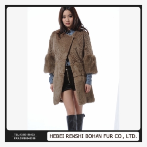 Wholesale High Fashion Rabbit Fur Coat - Overcoat