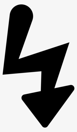 Bolt Shape Flash Black Symbol For Photo Camera Interface - Portable Network Graphics