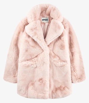 Sophie Blush Oversized Faux Fur Coat - Fake Fur