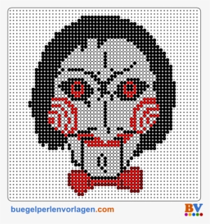 Saw Mask Perler Bead Patterns - Hama Beads Saw