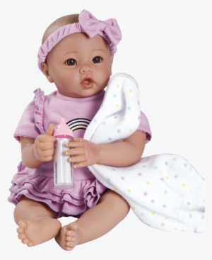 Adora Real Baby Doll Baby Time Baby Lavender 03 1rs - Adora Dolls Babytime Lavender Rainbow