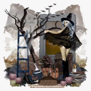 Ptu Tutorial "super Sexy Witch" - Illustration