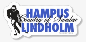 Hampus Lindholm 'swedish Fish' Hockey Sticker - Snowboarding