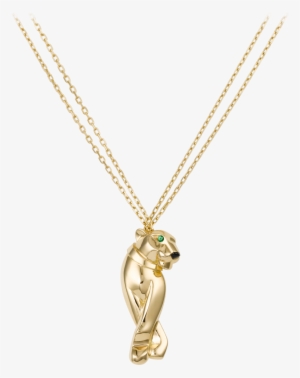 Panthère De Cartier Necklaceyellow Gold, Tsavorite