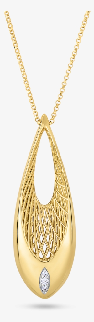 Roberto Coin 18kt Gold Drop Pendant With Diamonds - Locket - 1600x1600 ...