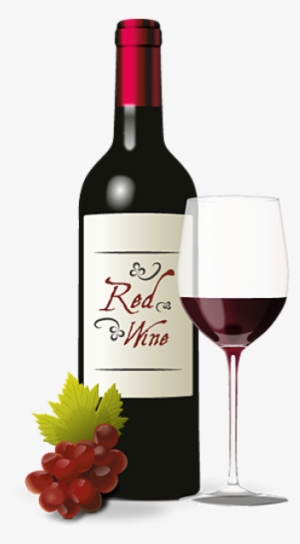 Wine Png Free Download - Wine Glass And Bottle Png