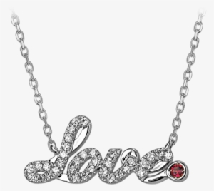 Fine Jewelry - Love Script Necklace