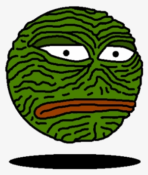 Floating Wrinkly Head Pepe