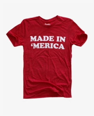Usa Made In Merica Tri Blend Crew - Active Shirt