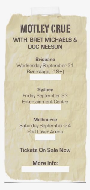 Motley Crue With - Skateboarding Is Not A Crime