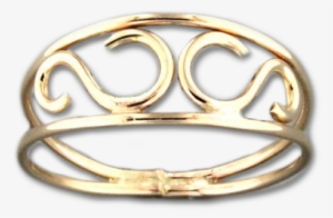 Scroll Ring - Gold Filled - Gold-filled Jewelry