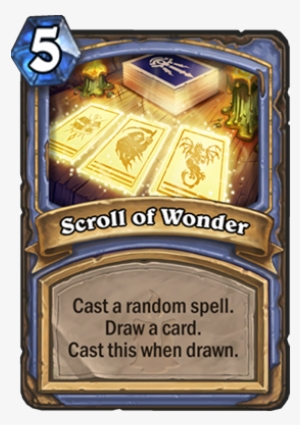 Scroll Of Wonder Card - Scroll Of Wonder Hearthstone