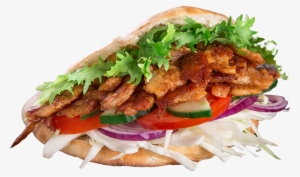 Click To Order - Doner Kebab With Bread Png