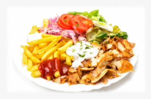Kebab On A Plate - Kébab Plate Png