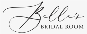 Belles Bridal Room Louisville Black Logo