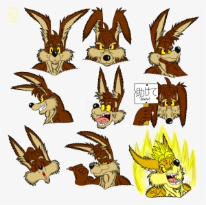 Dragon Ball Wile E Expressions