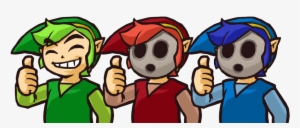 Tri Force Heroes Link Dolls - Legend Of Zelda Tri Force Heroes 2ds Zelda