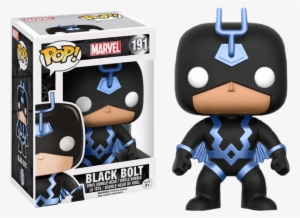 Black Bolt Blue Pop - Black Bolt Funko Pop