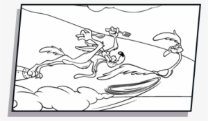 Wile E Coyote And Roadrunner Coloring Pages The Official - Looney Tunes