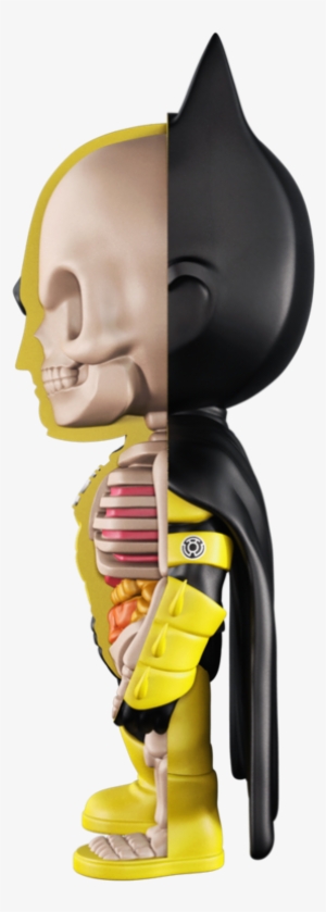 Xxray Batman Yellow Lantern 4-inch Figure By Mightyjaxx - Batman